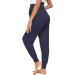 Love2Mi Maternity Women's Casual Lounge Jogging Pants | Stretchy & Comfortable | Navy Blue - Buy Online on GoSupps.com