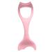 Mikinona Eyeliner Auxiliary Artifact Eyelash Brush Tool Beauty Tools Lash Separator Mold Women Make up Tools Mermaid Lash Tool Buddy False Protective Cover Double Head Miss Pink Silica Gel