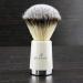 Ivory -colored silver lace roofs synthetic shaving brush new design by Jagshaving fiber bristle Harz handpiece extreme drying and low maintenance