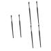 Healeved 6 Pcs Eyebrow Brush Fine Point Eyeliner Angled Eyeliner Brush Women Makeup Brush Artificial Fiber