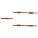 Minkissy 5 pieces four-wheel-push-back scooter abdominal massage device hand massager muscle massager scooter massage device leg muscle scooter stick fitness rosewood lower back