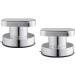 2 Pcs Bathroom Shower Glass Door Suction Cup Safety Knobs Handle Wall Mounted Handrail Grip Tub Shower Handle (Silver Color) - Buy Online on GoSupps.com
