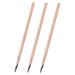 Healvian 3pcs Waterproof Eyebrow Pencil Makeup Micro Brow Pencil Waterproof Eye Brow Pencil Coffee Wooden