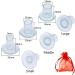 YUBRO Clear High Heel Protectors - 3 Sizes Soft Covers for Grass & Uneven Floors - Buy Online on GoSupps.com