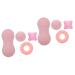 Lurrose massage tools 8 pieces of fascia ball foot Exercise roller Massage roller ball roller neck peanut back roller relaxation balls shoulder face massage device