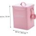 COOLHIYA 1pc Washing Storage Sealing Storage Case Laundry Room Trash Can Iron Pink - Buy Online on GoSupps.com