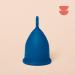 Divine Menstrual Cup BLUE (S) - Soft & Comfortable Eco-Friendly Period Solution | 1 Piece Pack - Buy Online on GoSupps.com