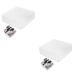 MAGICLULU 2pcs Cosmetic Storage Box Storage Drawers Plastic Eyeshadow Organizer Cosmetics Organizer Eye Shadow Transparentx2pcs 24x23x6.5cmx2pcs