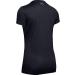 Under Armour Women's Tech V-Neck Short-Sleeve T-Shirt - Black/Metallic Silver Medium - Buy Online on GoSupps.com