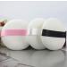 Shop 3-Piece Super Soft Velour Powder Puff Set - 2.16 Inch Facial Puffs with Ribbon (Random Colors) | International Shipping Available - Buy Online on GoSupps.com
