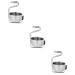 Minkissy 3st shaving brush holder Supported brush holder Friend presents shaving brushes product brush holder Friendship glass bottle holder for brush stand vertical razor as shown x 3 pieces mediumx3pcs