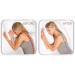 Sleep Buddy Side Sleeper Contour Pillow - Orthopedic Support for Side Sleeping - Neck, Shoulder and Back Pain Relief - Home & Travel Pillow - Buy Online on GoSupps.com