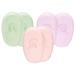 Hoement 3 Pairs Ear Muffs Make up Ear Covers Home Tools Ear Covers for Hair Dye Hair Coloring Products Hair Stencils for Barbers Accessories Modeling Silica Gel