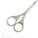 Buy Balacoo Stainless Steel Vibrissa Scissors 1pc Nose & Eyebrow Hair Trimmer | Medium Silver | International Shipping - Buy Online on GoSupps.com