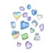 30Pieces Pointed Bottom Nail Rhinestones for Nails Art Decorations Crystal Glass Stone Manicure Nail Decoration Part Nail Decoration Stones Decorative Nail Jewels Nail Art Supplies