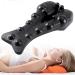 Trapezius massage device for relieving neck and shoulder pain- myofascial relaxation tools under the pillow posture correction relieves tension and pain in the upper back (C black