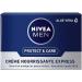 NIVEA MEN Protect & Care Express Nourishing Cream (1 x 50 ml) Nourishing moisturizing cream for dry skin daily facial care for men - Buy Online on GoSupps.com