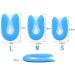 Silicon Gel U-Shaped Heel Cup - Plantar Fasciitis Relief & Shock Absorb Support - Buy Online on GoSupps.com