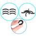 Ainkou 20pcs Universal Soft Silicone Eyelash Curler Replacement Pads - Black | Refill Pads for Eyelash Curler - Buy Online on GoSupps.com
