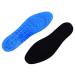 Silicone Massaging Gel Shoe Insoles for Foot Pain Relief  Arch Support  and Shock Absorption  Full Length Cushion Support Pad Inserts for Men or Women ((Small): 5 - 9)