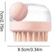 Scalp Massager Shampoo Brush - Silicone Scalp Care for Men Women Kids & Pets - Khaki - Buy Online on GoSupps.com