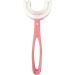 2Pcs Kids U- Shaped Toothbrush Manual Toothbrush Oral Cleaning Tools for Children Training Teeth Cleaning Whole Mouth Toothbrush 360 Oral Teeth Cleaning Design for Toddlers and Children (Pink) - Buy Online on GoSupps.com