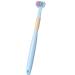 Three -page toothbrush sensory toothbrush soft bristles travel toothbrush for children full gum care gentle soft bristles travel toothbrush blue