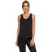 Quccefods Open Back Workout Tank Top for Women - Black, X-Large - Buy Online on GoSupps.com