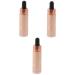 FOMIYES 3pcs Glitter Liner for Eyes Liquid Eyeliner Bling Eyeliner Eye Shadow Drops Three-dimensional