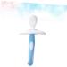 Tovinanna Silicone Children's Toothbrush - First Toothbrush for Babies & Toddlers with Bite Ring & Lid - Blue Training Brush (1 Pack) - Buy Online on GoSupps.com