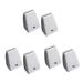 COHEALI 6 pcs Partition Desk for Baffle Divider Glass Support Table Clamp Clamps Clip Bracket Screen Whitex3pcs mediumx3pcs