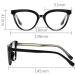 Zhuyiqz Cat Eyes Anti-Blue Light Glasses for Women - Fashionable Computer Readers (+250 C5) | Stylish & Comfortable Fatigue Relief - Buy Online on GoSupps.com