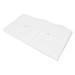 Verdant Touch Massage bed support cover disposable support support cover 100 pieces white massage bed head support cover with hole design good water absorption breathable for beauty salons