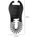 1PC Bendable Plastic Hair Comb Ponytailer Hair Styling Tool Modern Banana Clip Interlocking Comb French Side Comb for Women Girls DIY Hair Style(Black) Banana Clips - Buy Online on GoSupps.com