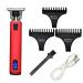 Cordless Rechargeable Hair Trimmer with LED Power Indicator | Buy Red Hair Clippers Online - Fast International Shipping - Buy Online on GoSupps.com