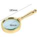 Magnifying Glasses Vision aids All Metal Gold Hand-held Magnifying Glass 10 Times Old Man Reading Retro Copper Handle Optical Glass Appreciation map Identification Antiques (Color : Brass) Stationery - Buy Online on GoSupps.com