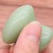 Uonlytech 2pcs Mushroom Head Massage Stone & Jade Face Roller - Rose Quartz Guasha Tools for Spa & Reflexology - Buy Online on GoSupps.com
