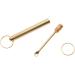 Gold Folding Type Copper Ear Wax Removal Earwax Cleaner Ear Spoon Portable Ear Wax Removal Tool Attached Key Ring Mini Tool Supplies Beauty and Personal Care Earwax Removal Products