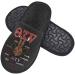 Society Gifts Non-Slip Washable Slippers - Medium Black for Hotel, Travel, Bride, Men and Women - Buy Online on GoSupps.com