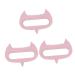 Tovinanna 3st acupuncture massage device Hand massage device Spa head massage device Massage devices made of silicone hairbrush handy head massager care tool scroll wheel peel gel pink