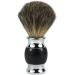 Crody Simplicity Men's Razor Brush Set - 3-in-1 Dachshaar Hair & Beard Shaving Brush Chrome-Plated Metal 15.6cm Black - International Shipping Available - Buy Online on GoSupps.com