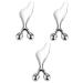 Beavorty 3pcs Dolphin Scraping Board Tool Walker Eye Massager Manual Massager Face Massage Rollers Skin Care Roller Eye Massage Rollers Stainless Steel Massage Stick Cosmetic Woman 11.40X4.70X3.00CMx3pcs Silverx3pcs