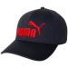 PUMA Men's Evercat Luke Stretch Fit Cap Small-Medium Black/Fiery Red