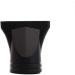 2-Piece Salon Hair Dryer Nozzles Set with Combs - Black Flat Mouth Dryer Nozzle for Styling - Fits Outer Diameter 4.2-4.6cm - Perfect for Salon and Home Use - Buy Online on GoSupps.com