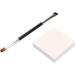 Detail Brush Detail BrushDouble Ended Sickle Brush Double Ended Detail Brush Nail Coloring Paper for Mixing Foundation Eye Shadow Eyelash Nail Art Makeup - Buy Online on GoSupps.com