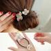 Meilliwish Crystal Flowers Ponytail Holder Hair Tie (B79) - Buy Online on GoSupps.com