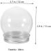 Alipis 10pcs Candy Bottle Snowglobe Diy Snow Globe Wedding Favor Dome Diy Supplies Christmas Box - Buy Online on GoSupps.com