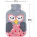Voarge 2L Hot Water Bottle with Knitted Turtleneck Cover | Safe Durable and Pollutant-Free | Perfect Gift for Children (Pink Owl) - Buy Online on GoSupps.com