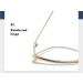 Fatigue Relief Cat-Eye Oversized Reading Glasses +2.00 - Blue Light Blocking for Comfortable Computer Use - Golden-Pink - Buy Online on GoSupps.com