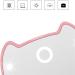 EYHLKM Portable Foldable LED Makeup Mirror with 2X Magnification, Touch Screen and Cat Ear Shape - White - Buy Online on GoSupps.com